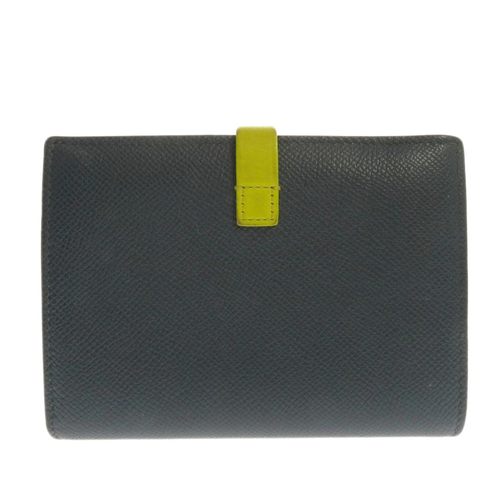 Celine Wallet calfskin bi motif fold Black